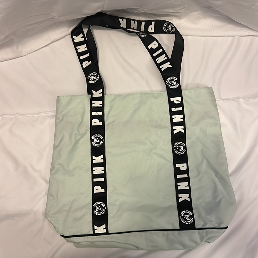 Victoria Secret Pink bag ~ color: teal - Picture 2 of 9